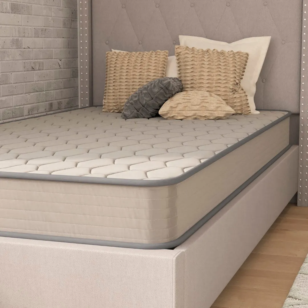 6" Twin XL Hybrid Spring Mattress, CertiPUR-US Certified, Boxed Bedding