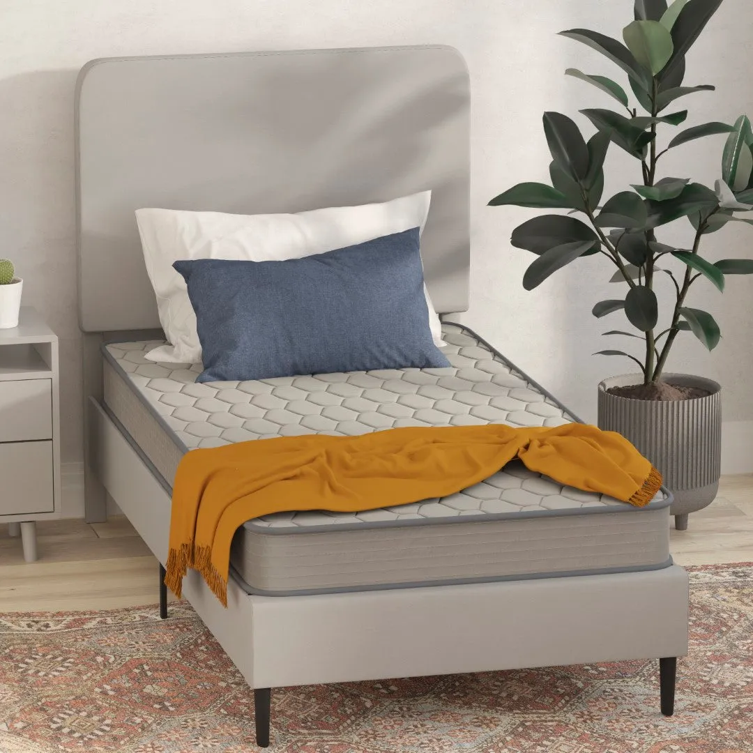 6" Twin XL Hybrid Spring Mattress, CertiPUR-US Certified, Boxed Bedding