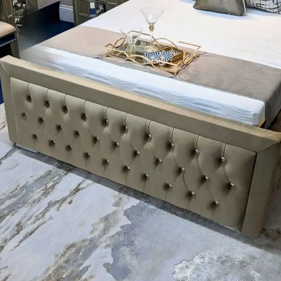 Ambassador Velvet Wing Bed