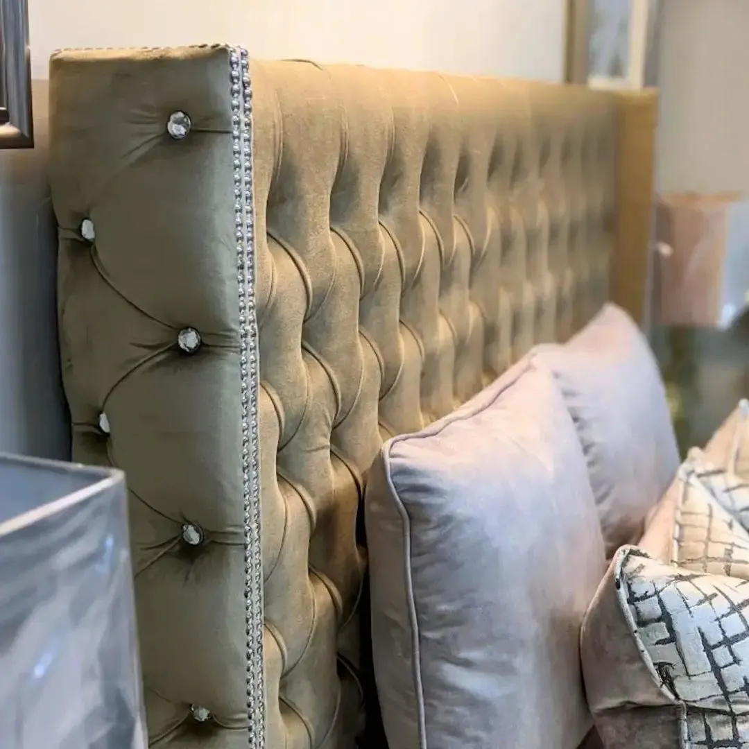 Ambassador Velvet Wing Bed