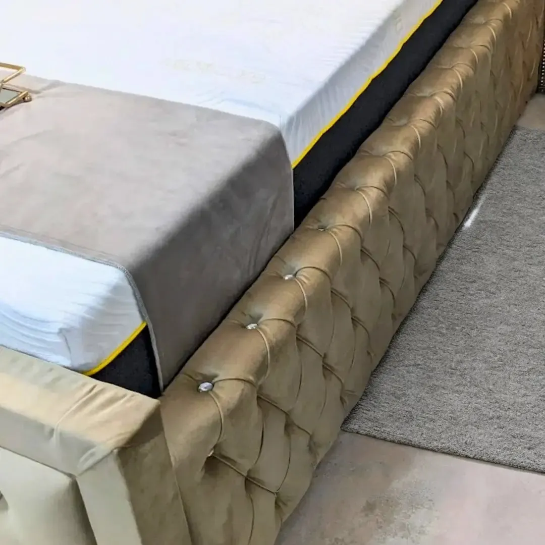 Ambassador Velvet Wing Bed