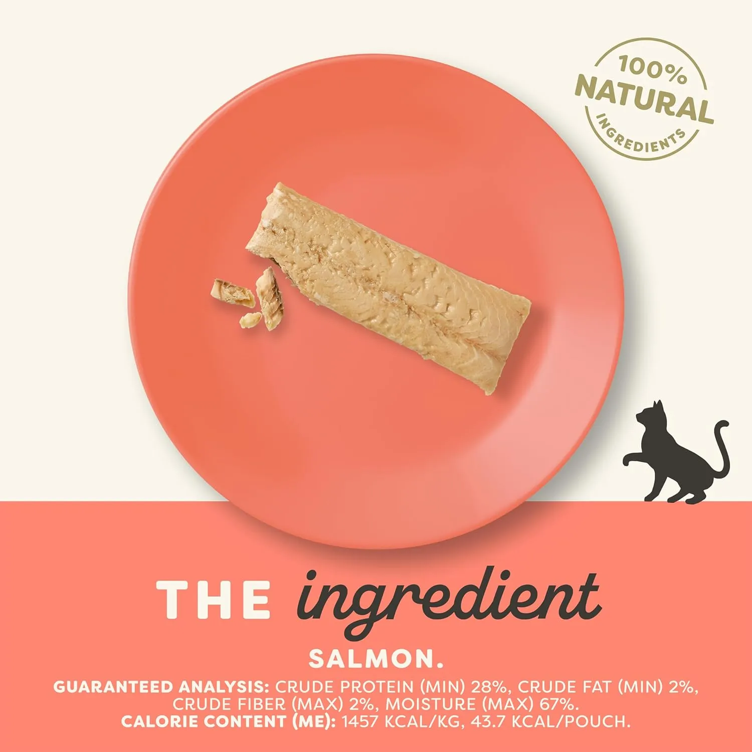 Applaws Natural Cat Treats, Grain-Free Single Ingredient Cat Treats, Whole Protein Fillet Cat Treats, Healthy Cat Snacks, No Artificials (12 x 1.06oz Whole Salmon Loin)