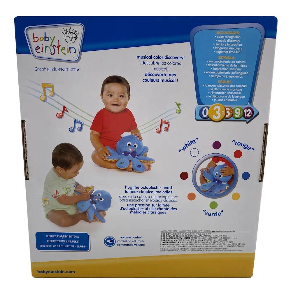 Baby Einstein Octoplush Musical Plush Toy 3m 