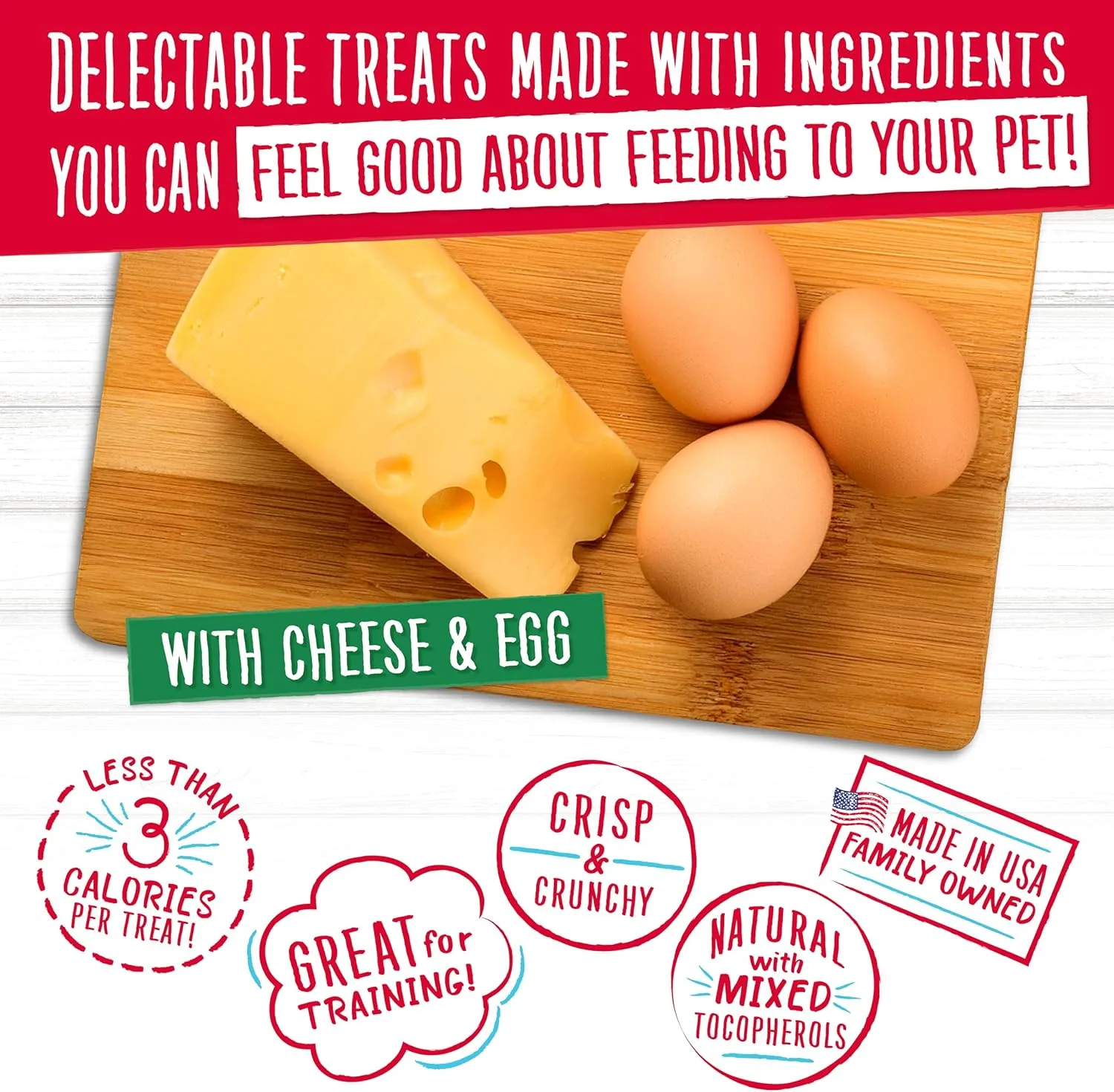 Charlee Bear Dog Treat, 16-Ounce, Cheese/Egg