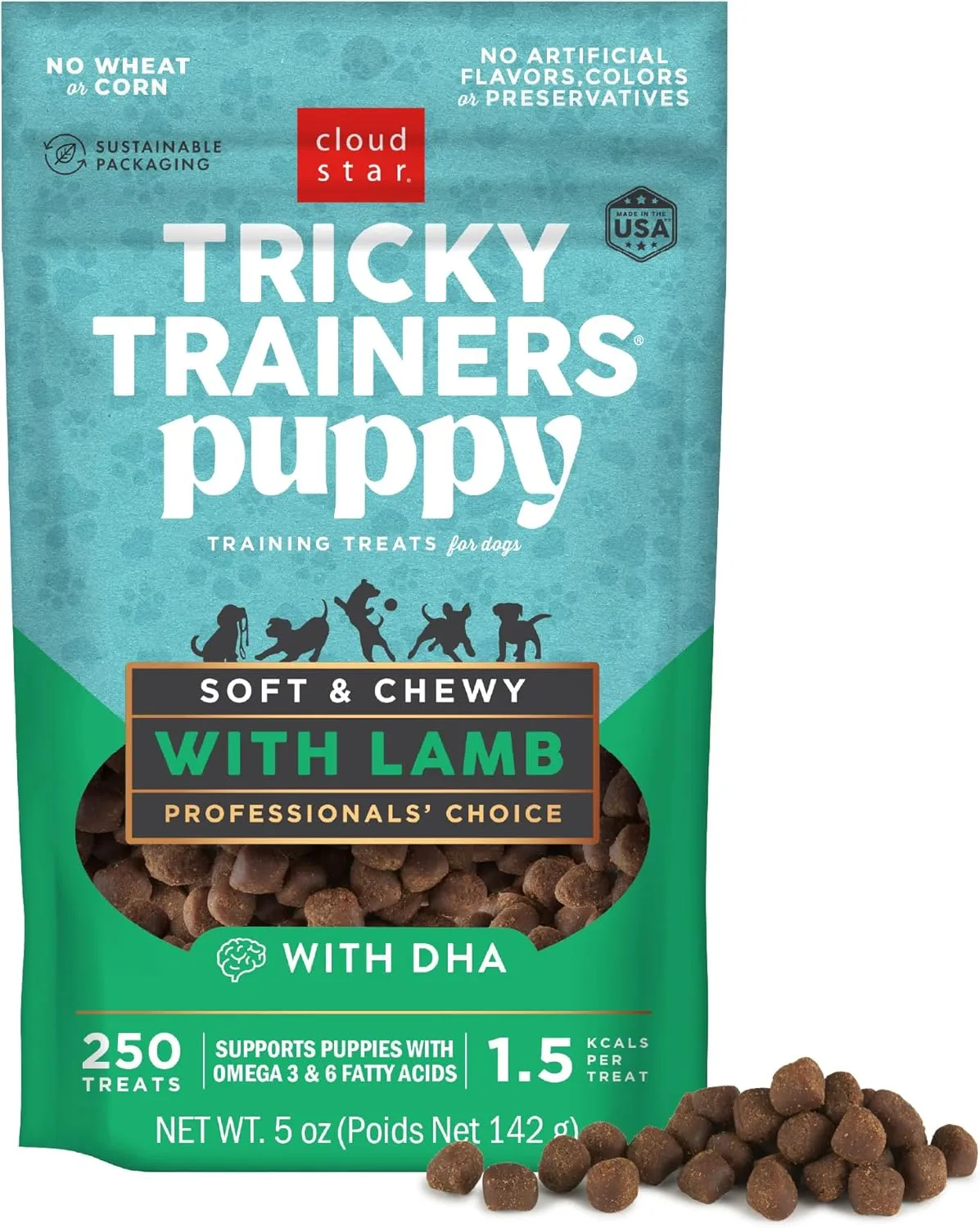 Cloud Star Tricky Trainers Puppy Mini Lamb 5 oz.