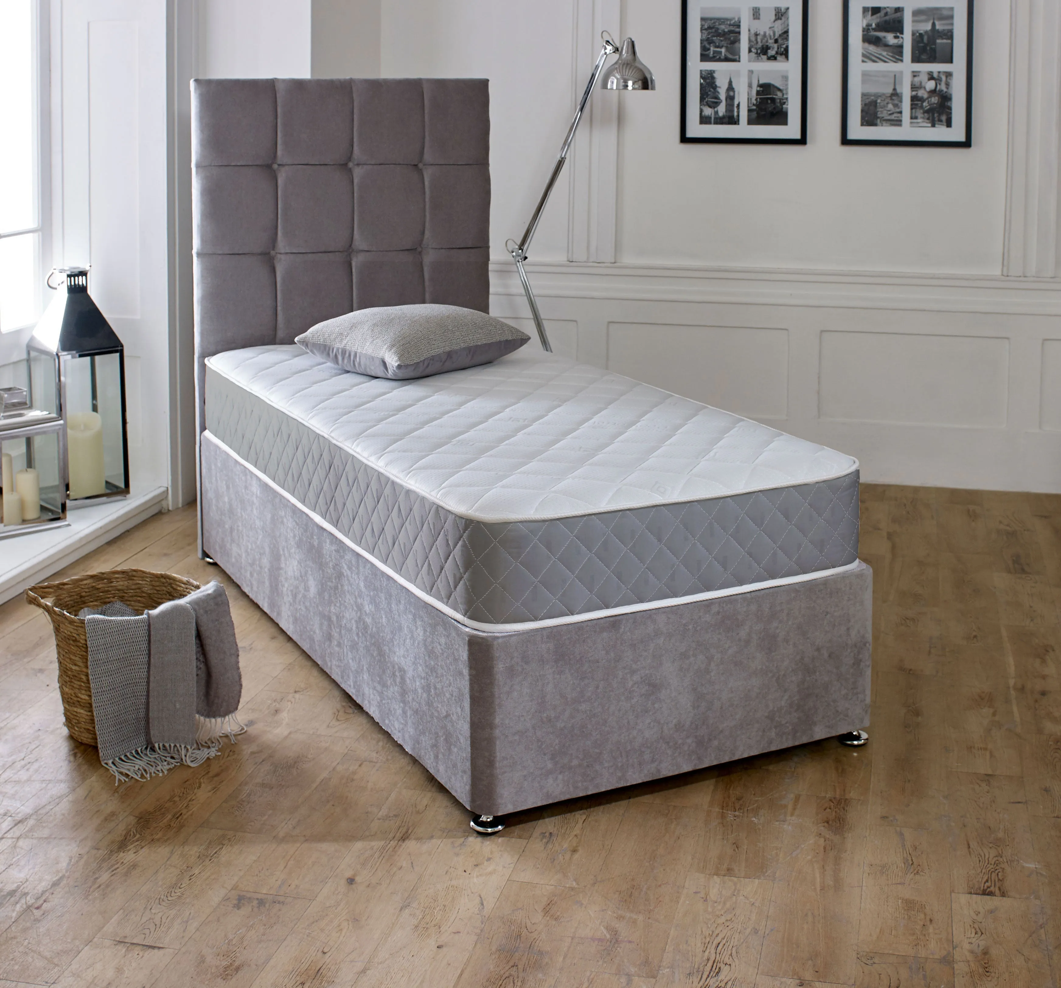 Diamond Cooltouch Plush Essential Foam Free Pinna-Coil Bonnell Innerspring Mattress