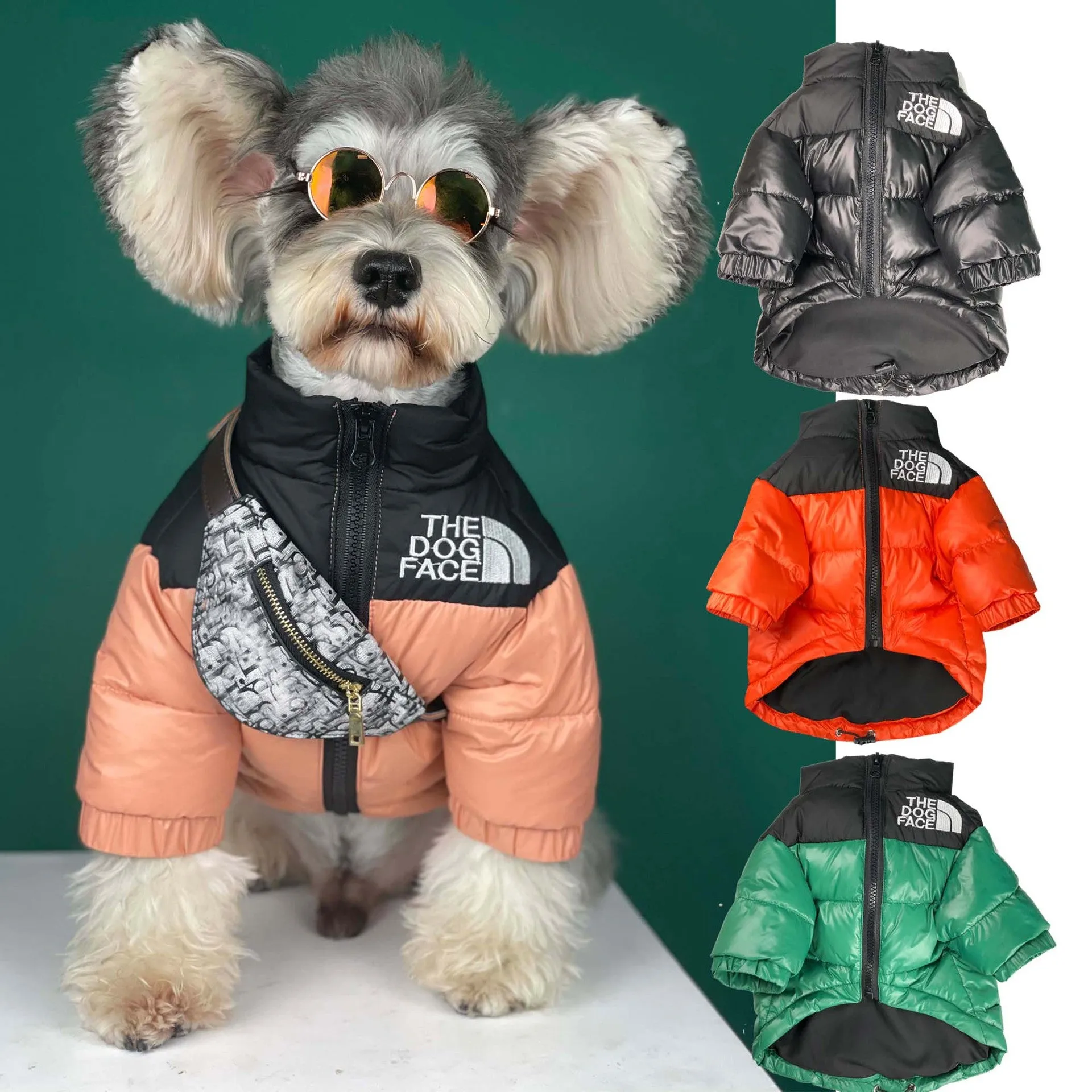 Dog Clothes Warm And Thicker Pet Down Jacket Tide