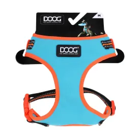 DOOG Neoflex Neoprene Beethoven Neon Blue and Orange Dog Harness Extra Small^^^