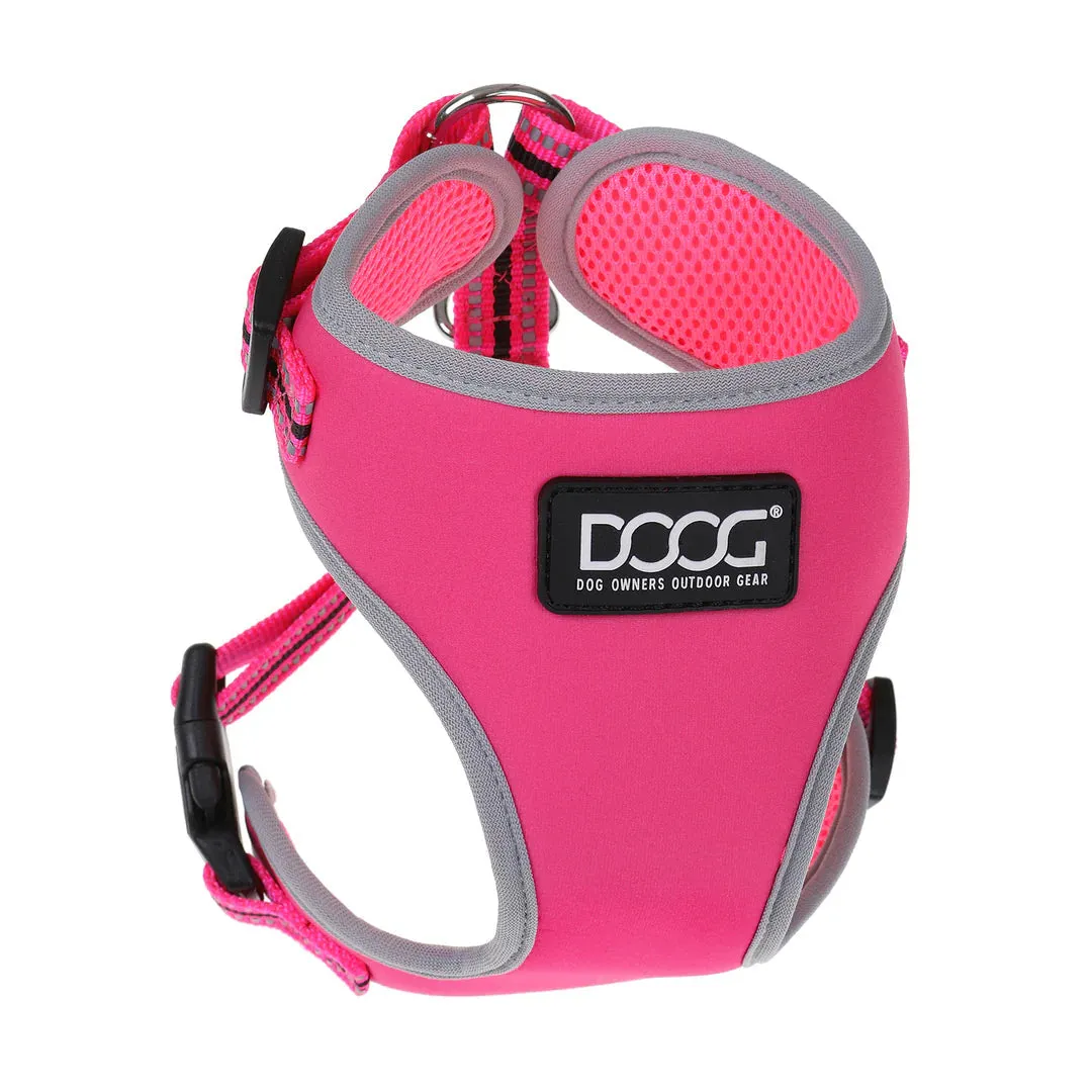 DOOG Neoflex Neoprene Lady Neon Pink Dog Harness Extra Large