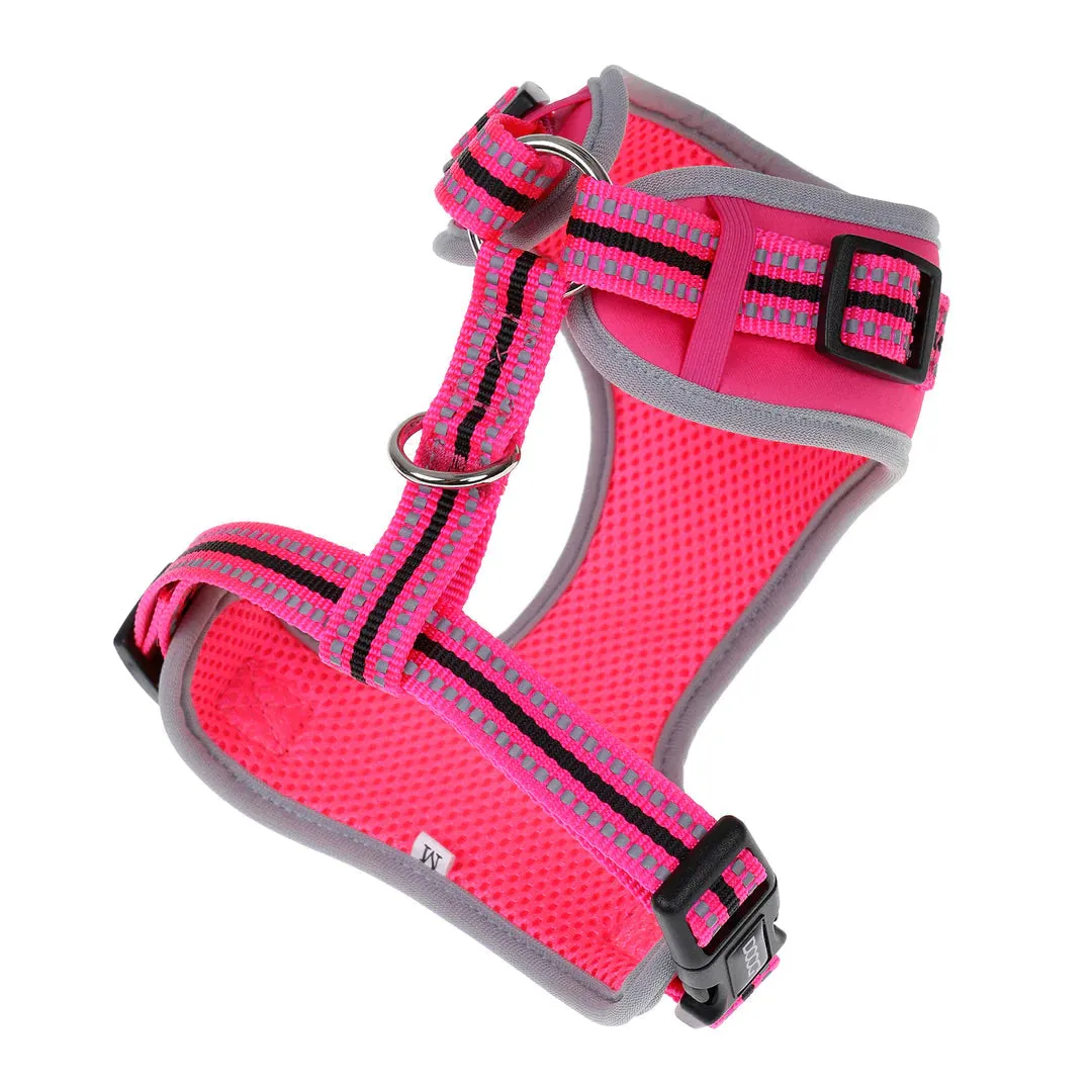 DOOG Neoflex Neoprene Lady Neon Pink Dog Harness Extra Large