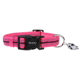 DOOG Neoprene Lady Neon Pink Dog Collar Large^^^