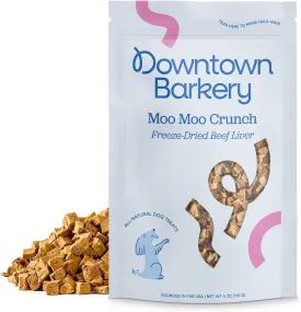 Downtown Pet Supply Barkery Freeze Dried Dog Treats - Single Ingredient, Low Calorie, Rich in Vitamins and Minerals - All Natural - Freeze Dried Beef Liver Dog Treats, 4 Oz
