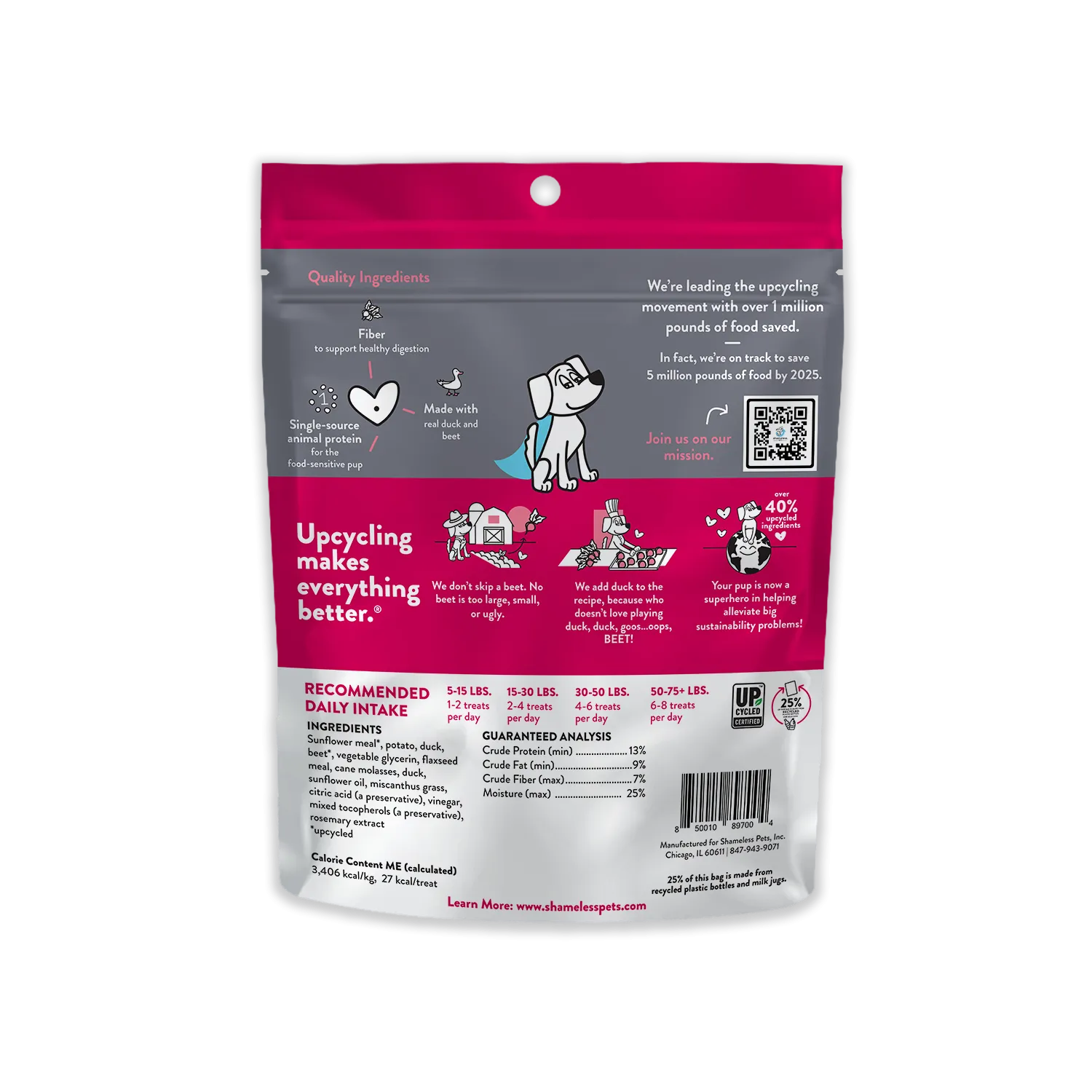 Duck Duck Beet Soft-Baked Dog Treats