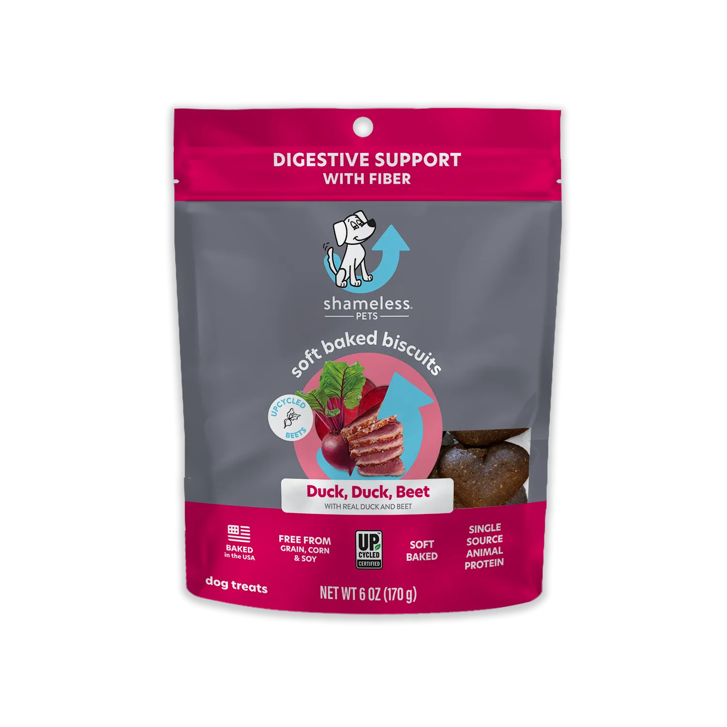 Duck Duck Beet Soft-Baked Dog Treats