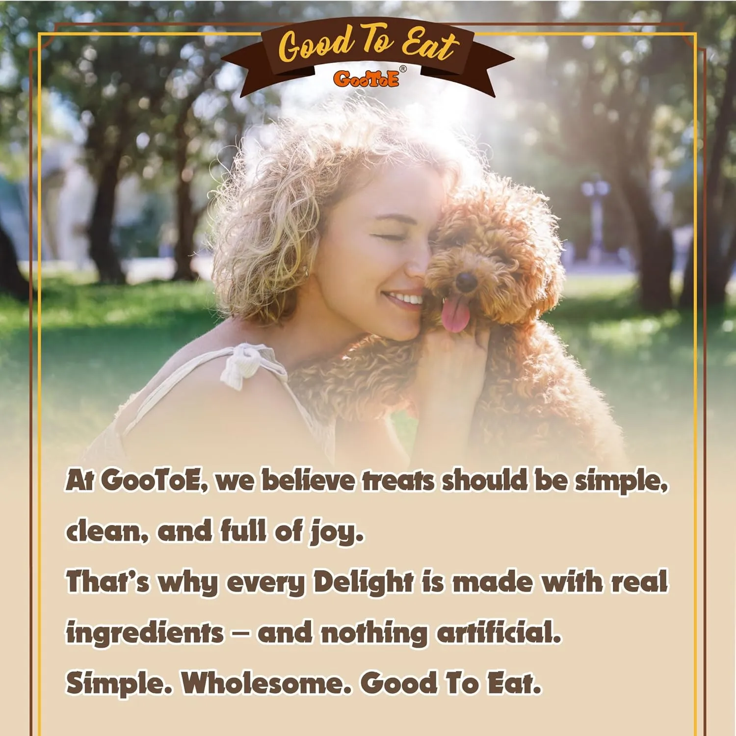 Gootoe Buffalo Dog Treats, Buffalo Bites Bone Shaped 1.5 lb Natural Low-Fat Chews for Training & Rewards, Limited Ingredient, Resealable Bag, Perfect for Small Dogs & Puppies