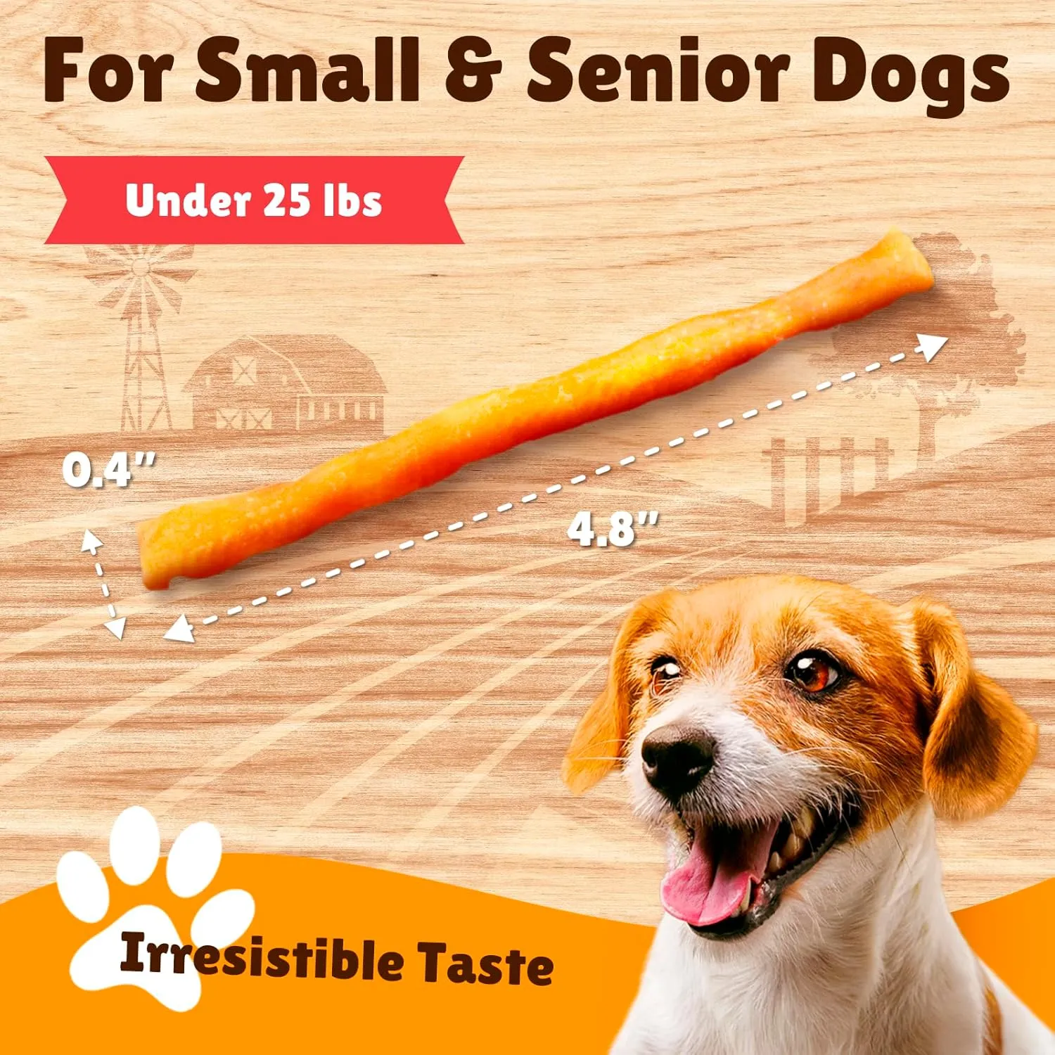Gootoe Soft Turkey Tendon Stirip 3oz, Natural Chewy Snack, 100% USA-Sourced, Premium Training Chews, Hypoallergenic, Reseal Value Bags, Ideal for Small & Senior Dogs