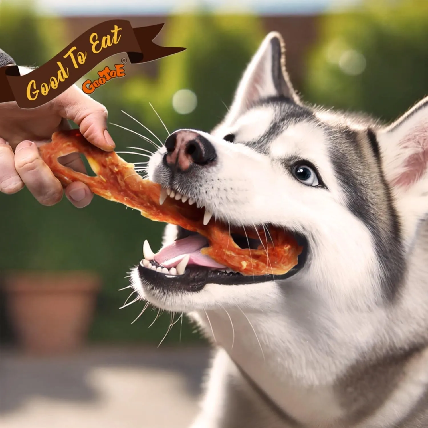 Gootoe Turkey Tendon Dog Treats, Bone (L) 3.53 oz, 100% USA Sourced Turkey, Natural Snack, Premium Puppy Chews, Hypoallergenic, Reseal Value Bags, Size for Large Dogs