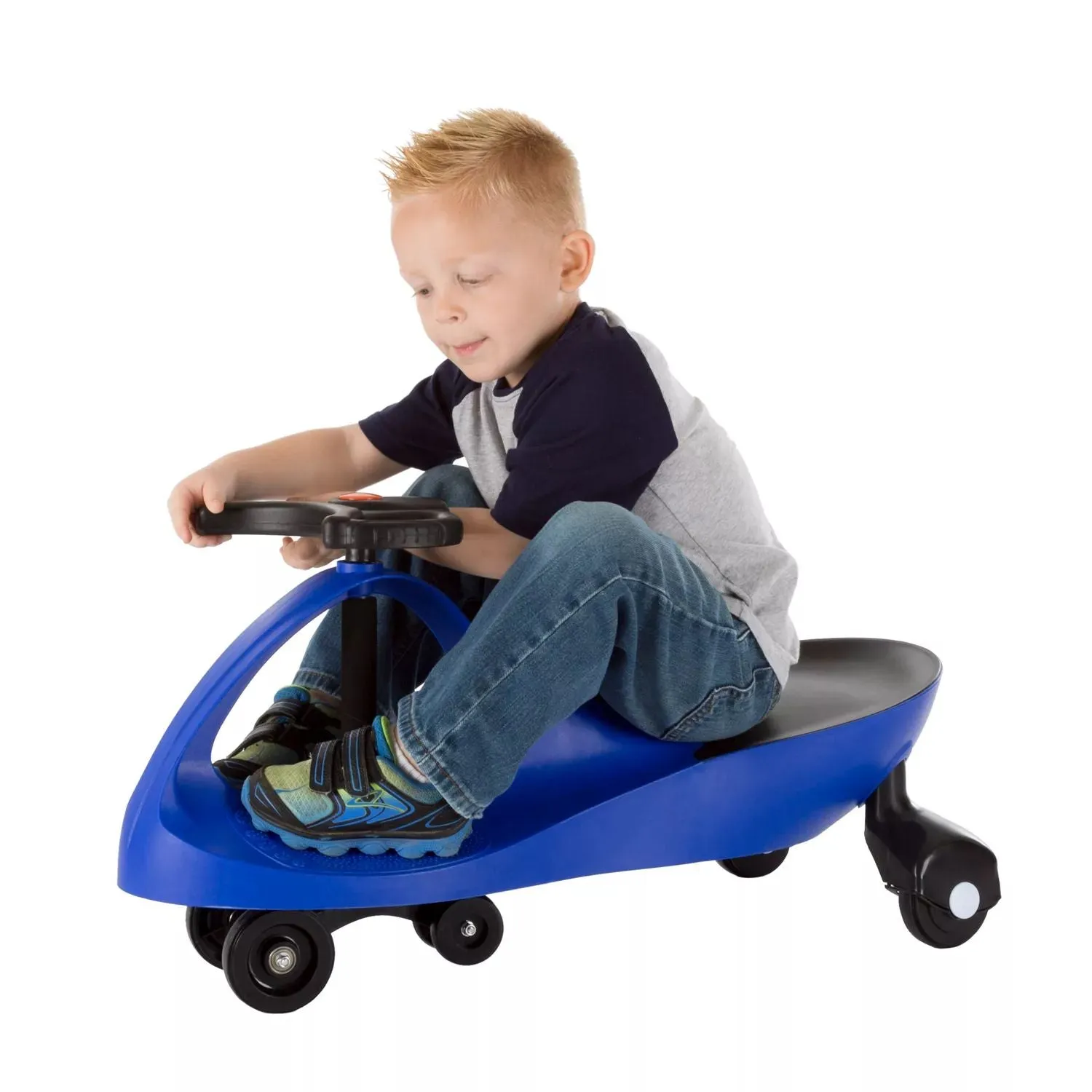 Hello! Play! Lil' Rider Zigzag Ride-On Car, Yellow