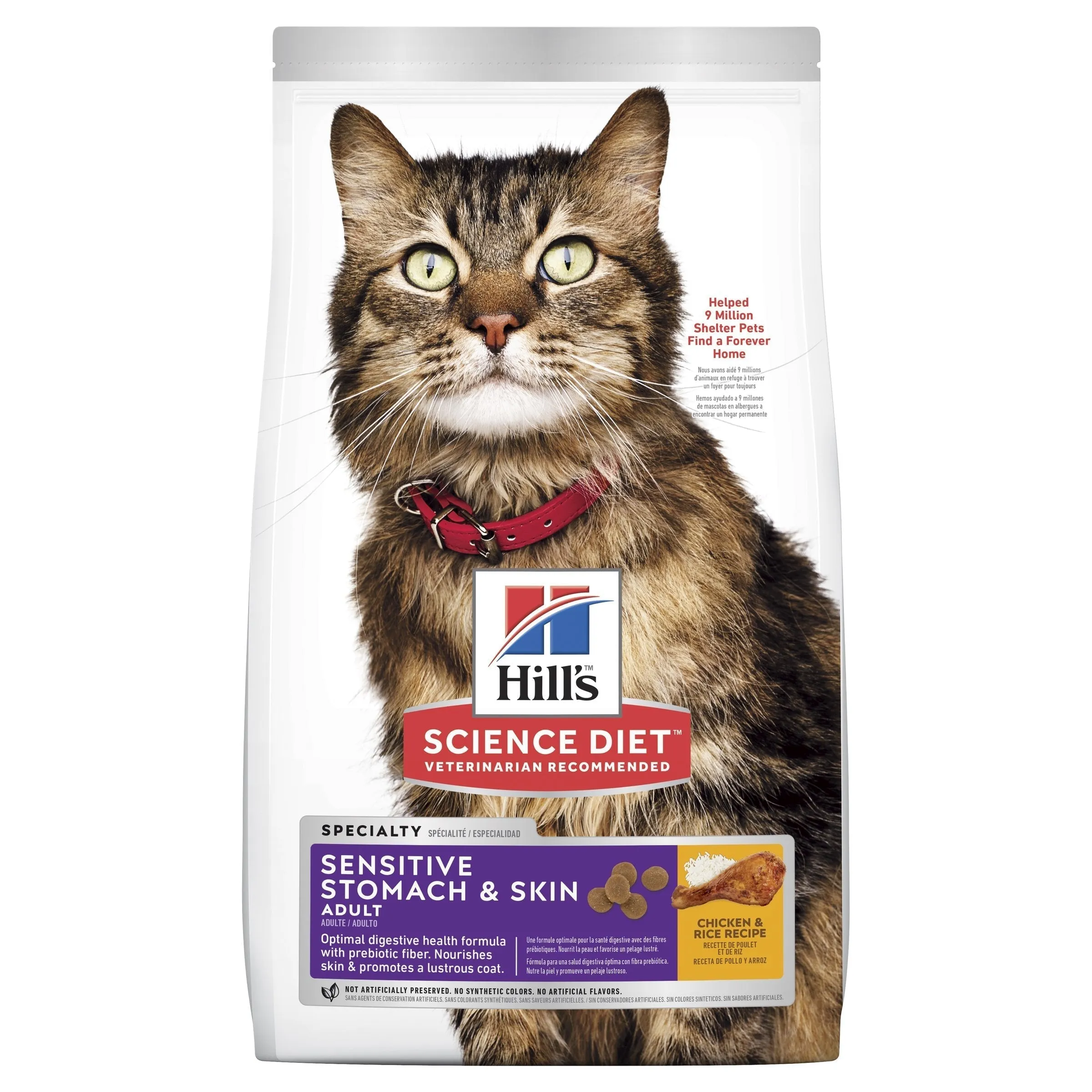 Hills Science Diet Sensitive Stomach and Skin Adult Dry Cat Food 3.17kg^^^