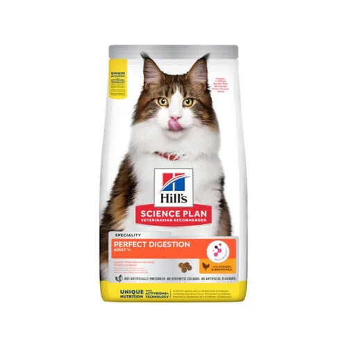 Hill's Science Plan Adult Perfect Digestion Dry Cat Chicken 1.5kg