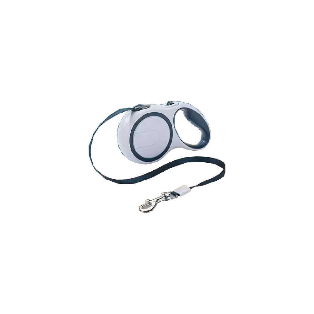 HipiDog Pet Retractable Leash 5m x 1cm - Blue White