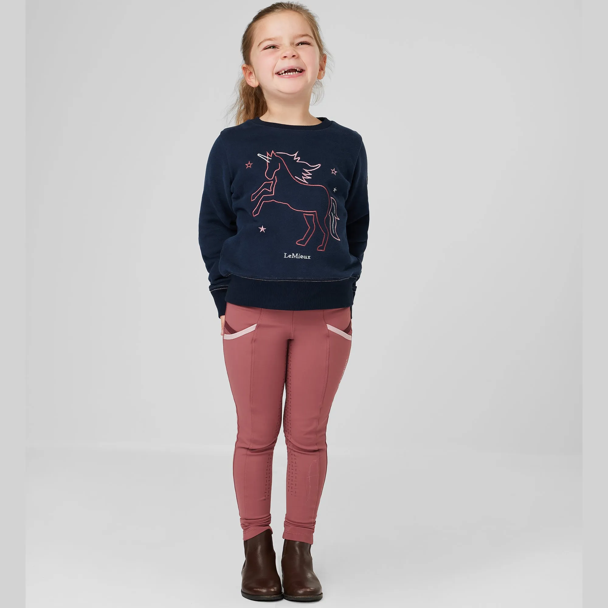 Lemieux Mini Pull On Breeches - Orchid