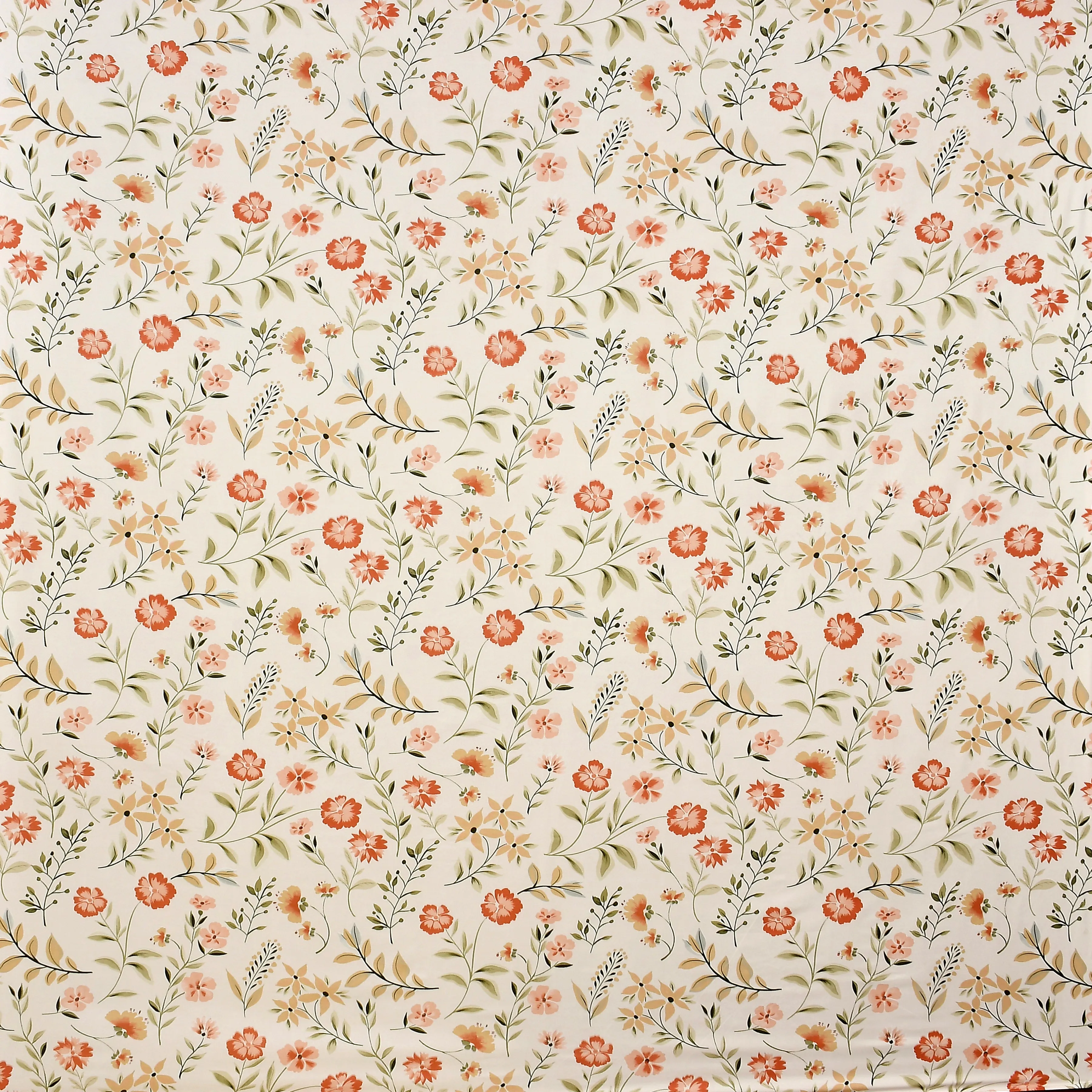 Livify Queen Size BedSheet - Sandy Cream - (90×100 inches)