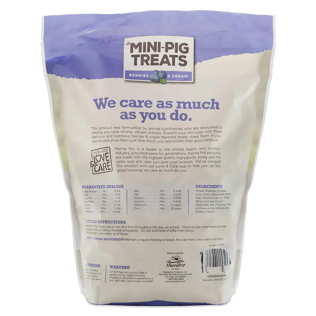 Manna Pro Berries & Cream Treats For Mini Pigs (4 lb)