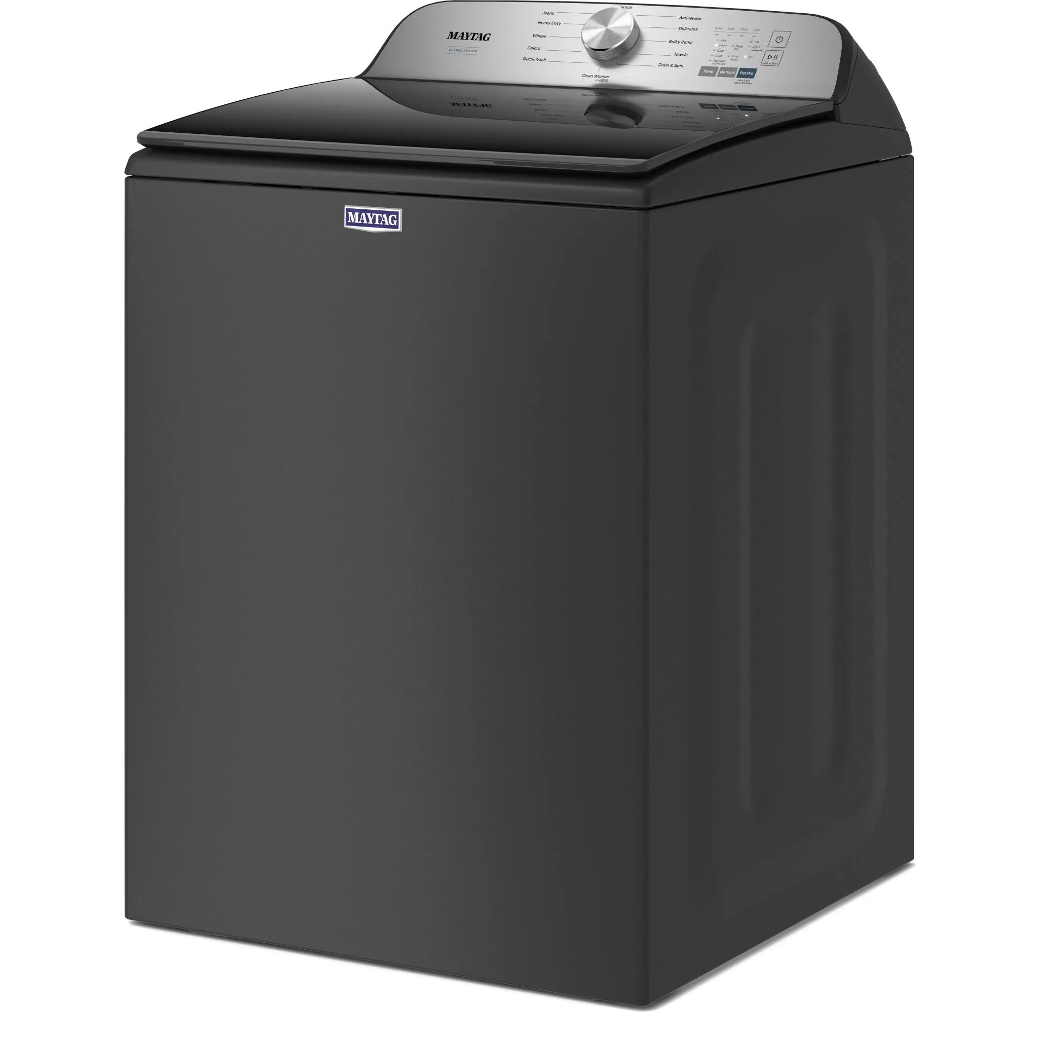 Maytag Top Load Washer (Pet Pro) (MVW6500MBK) - Volcano Black