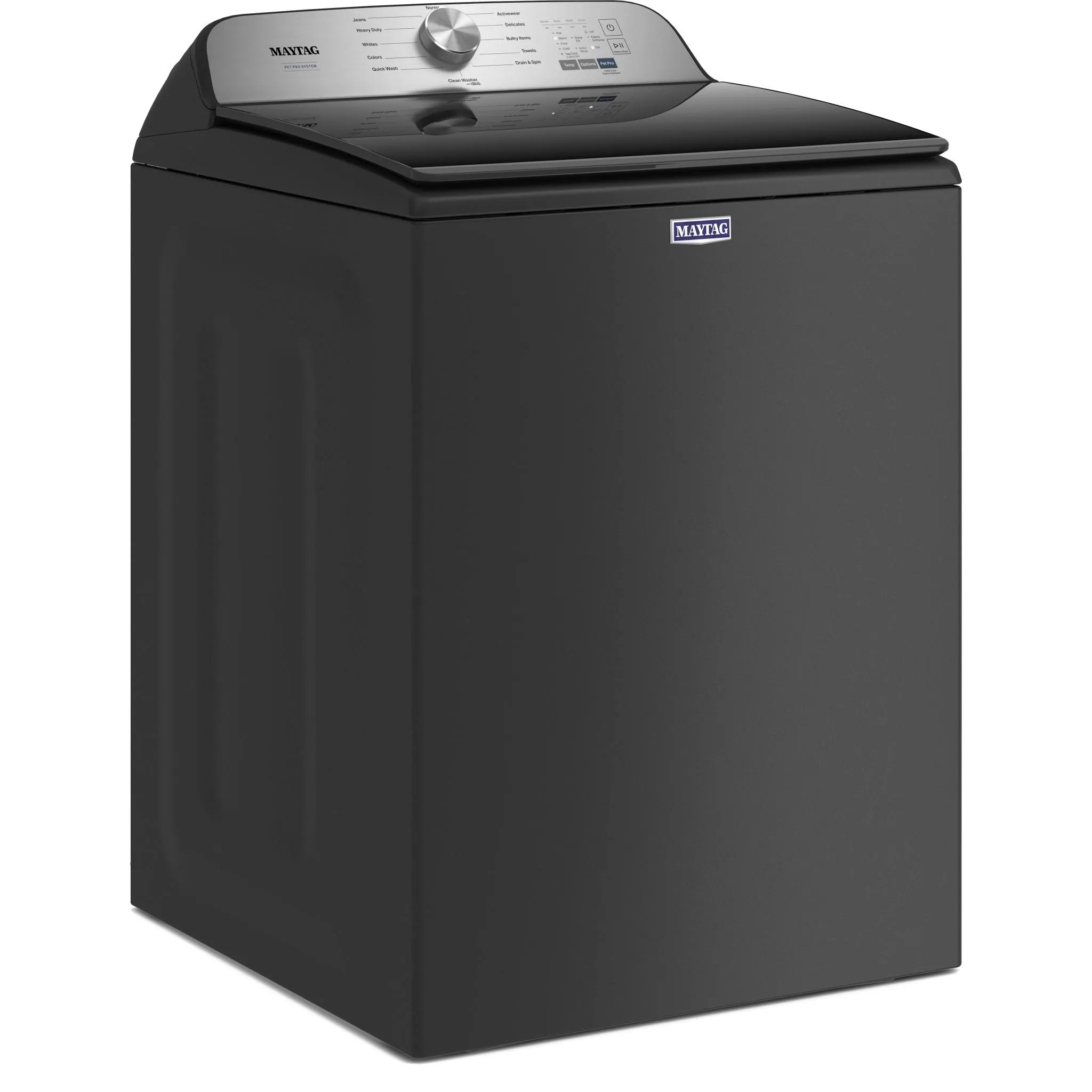 Maytag Top Load Washer (Pet Pro) (MVW6500MBK) - Volcano Black