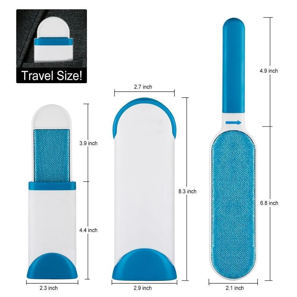 NEILDEN Animal Fur Removal Pet Hair Brush Dog Fur Remover & Lint Remover with Self Removal Tools Includes Grooming Glove Double Sided Brush with Self-Cleaning Base