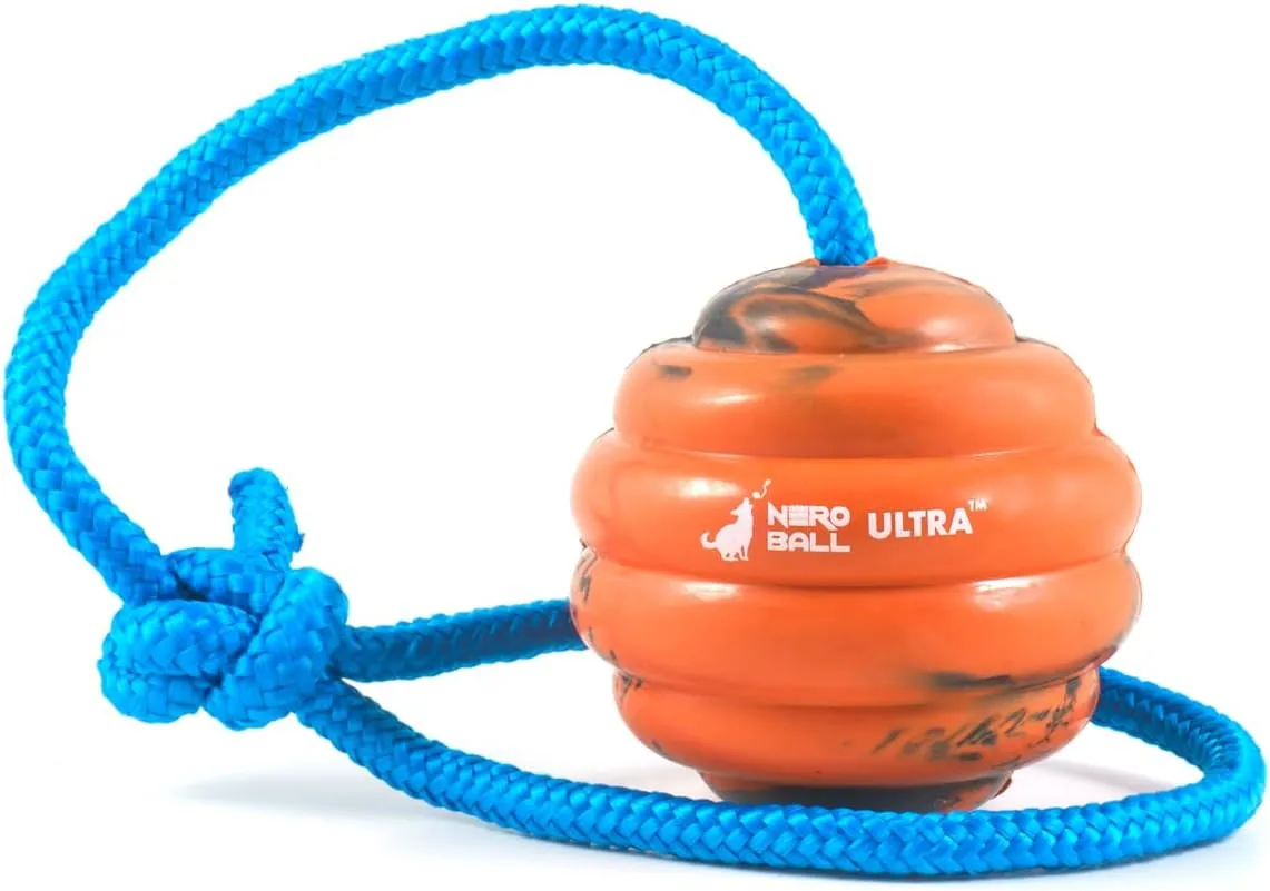 Nero Ball Pro Dog Training Ball on a Rope