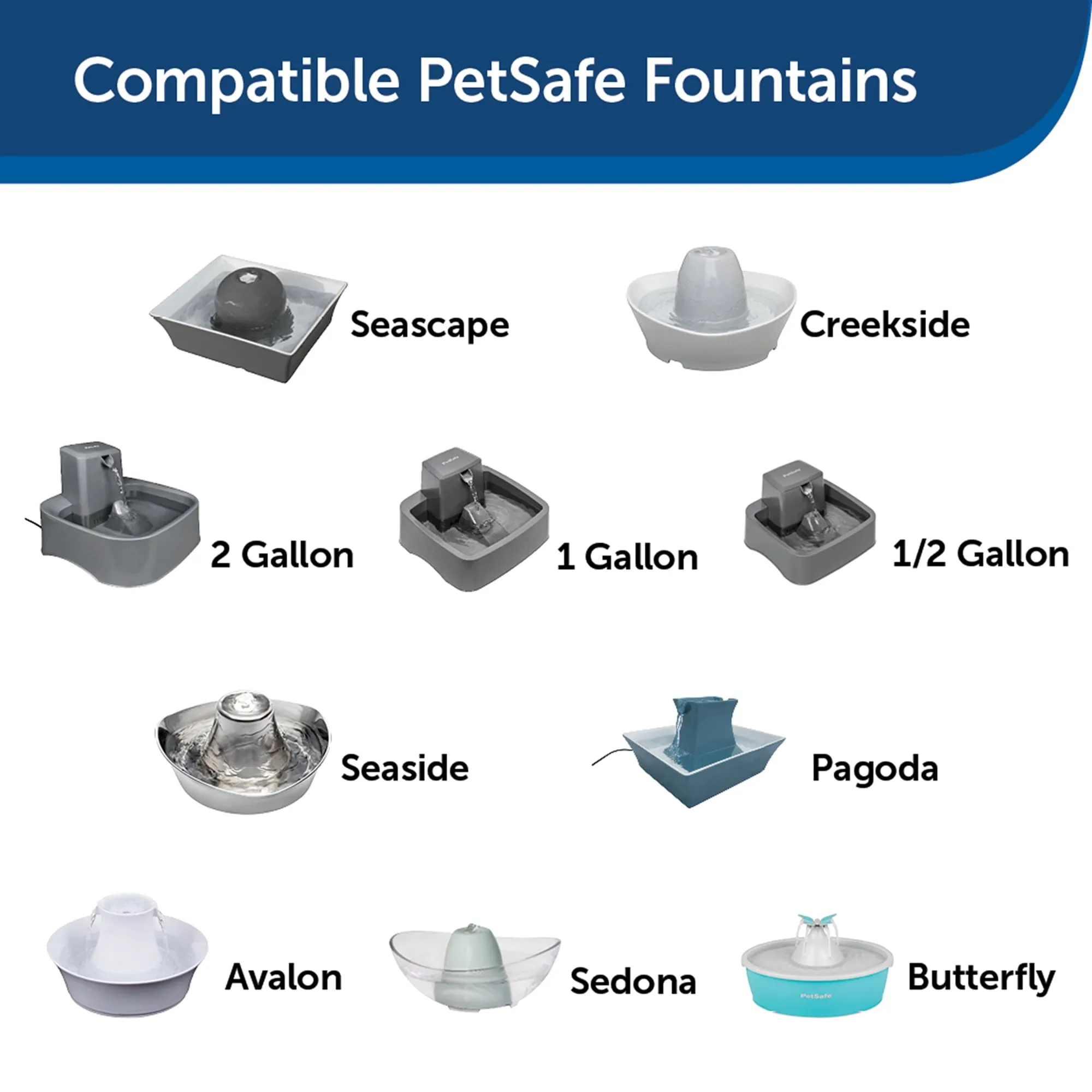 PetSafe Drinkwell Replacement Carbon Filters - 4-Pack