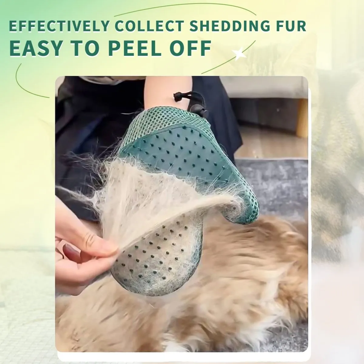 Silicon Cat and Dog Grooming and Hair Remover Mitt