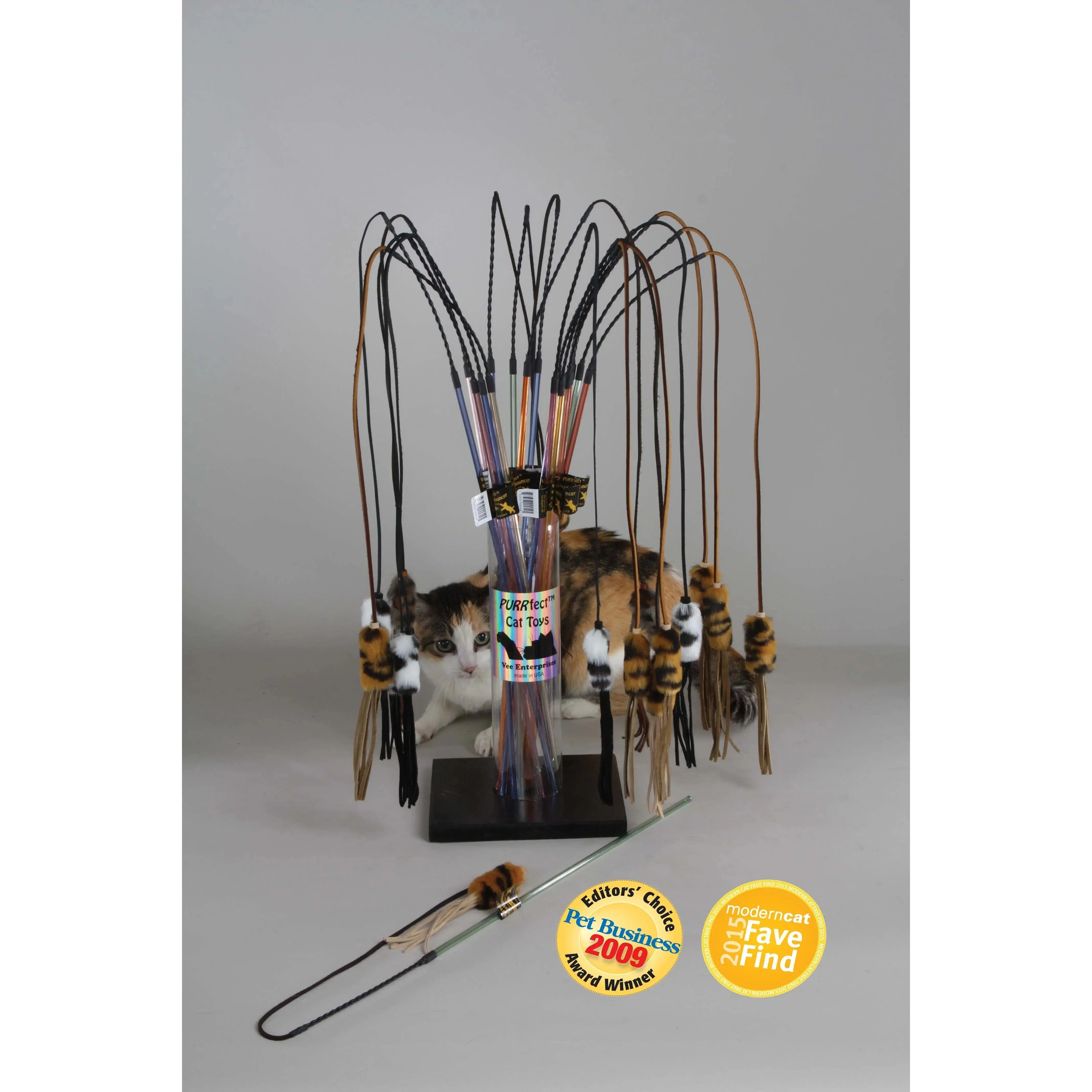 Vee Enterprises Purrfect™ Leather Bouncer Cat Toys