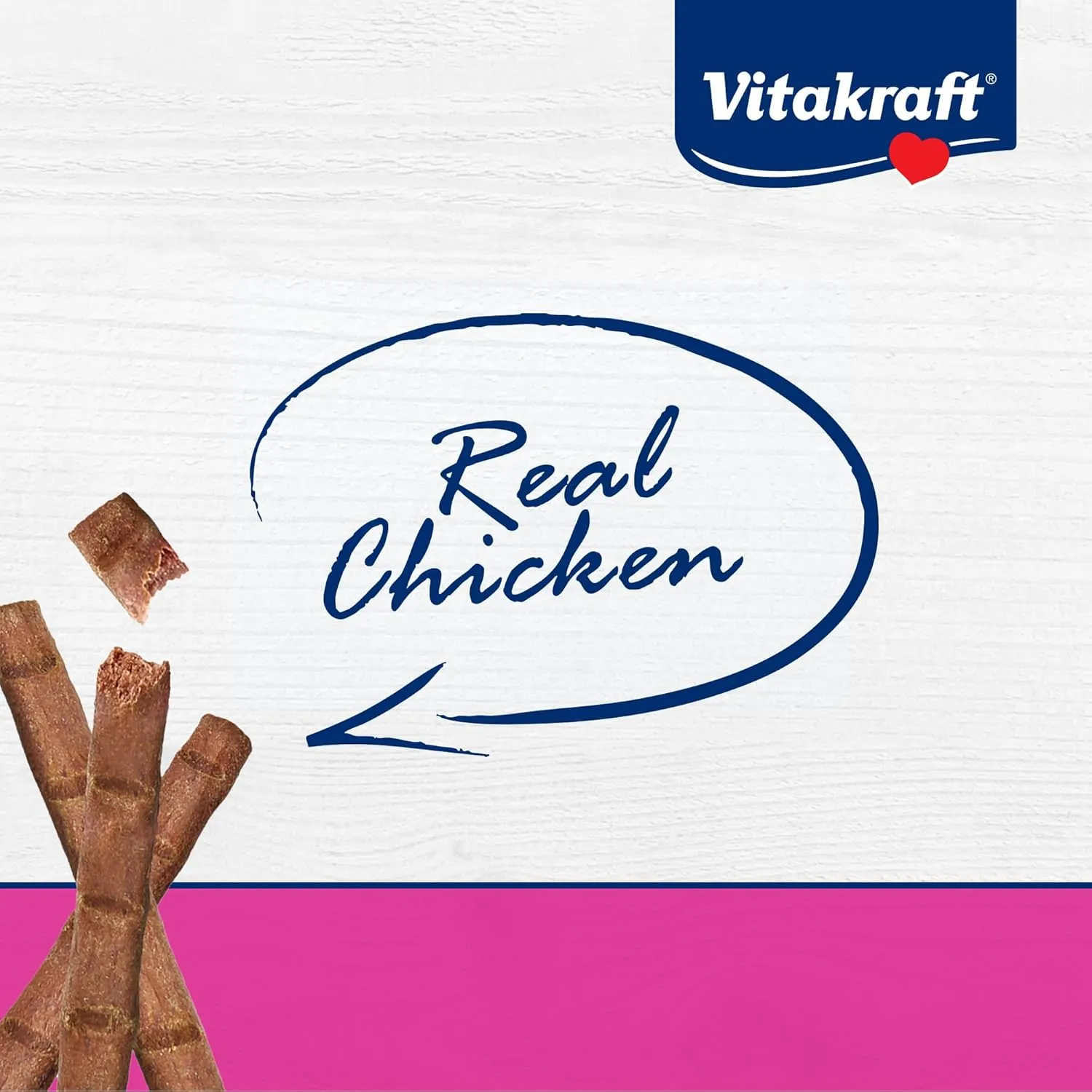 Vitakraft PurrSticks Cat Treat, Chicken, Multi Pack of 4